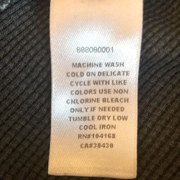 Levi’s By Rebecca Beeson Cotton Thermal Top with Long Sleeve/Hood. Size Small. - Picture 7 of 7